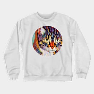 Fast floppy cat Crewneck Sweatshirt